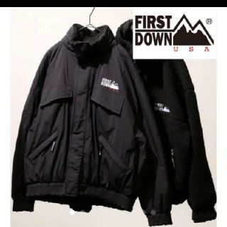 フリークスストア(FREAK'S STORE)のFIRST DOWN フリークスストア リバーシブルボアフリースブルゾン(ブルゾン)