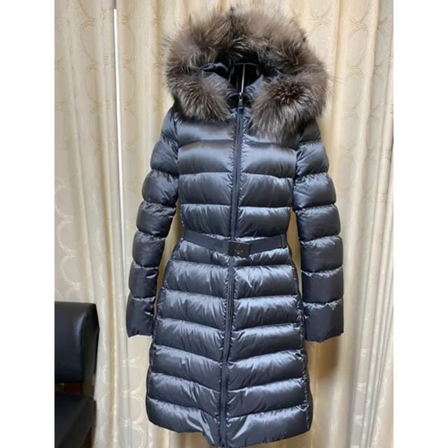 MONCLER モンクレール　ファーダウンコート　TINUV【美品】