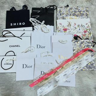 ディオール(Dior)のCHANEL、DIOR、SHIRO、NARSショッパー(ショップ袋)