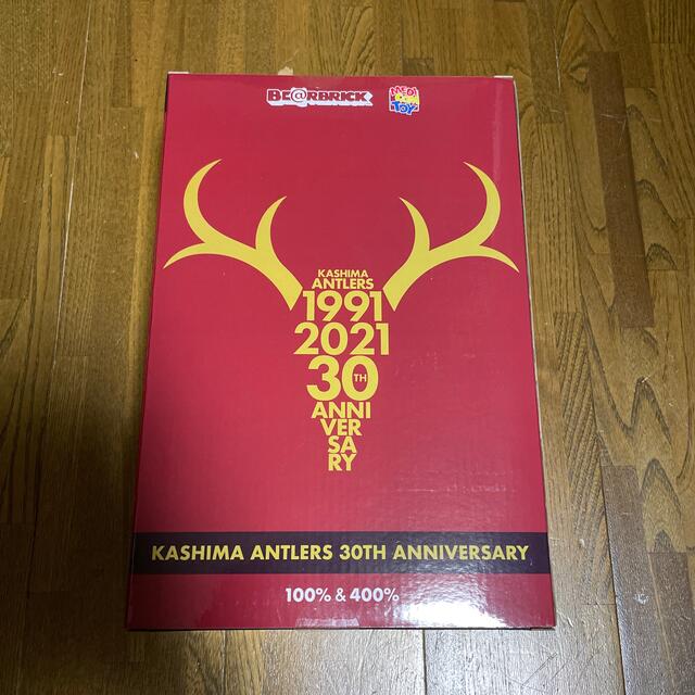 新品　鹿島アントラーズ30周年　BE@RBRICK 100%＆400%