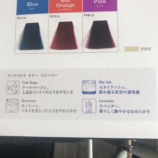 ヴィラロドラカラー1剤8本2剤1本セットです。選べますの通販 by