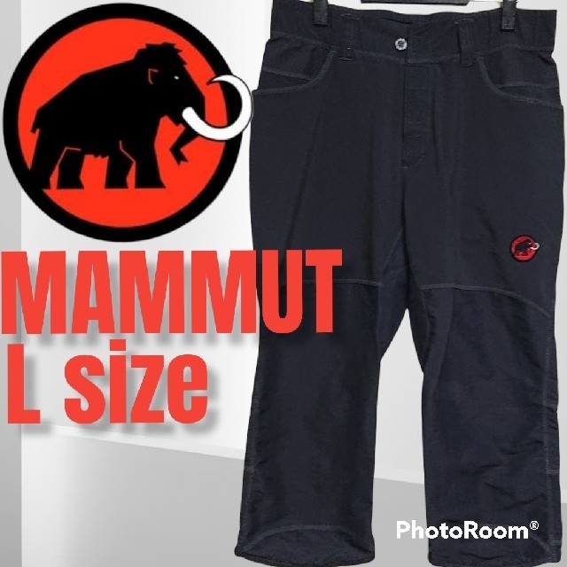 Mammut(マムート)の☆七分丈☆MAMMUT クライミングパンツ チャコール L アウトドア 古着 メンズのパンツ(その他)の商品写真