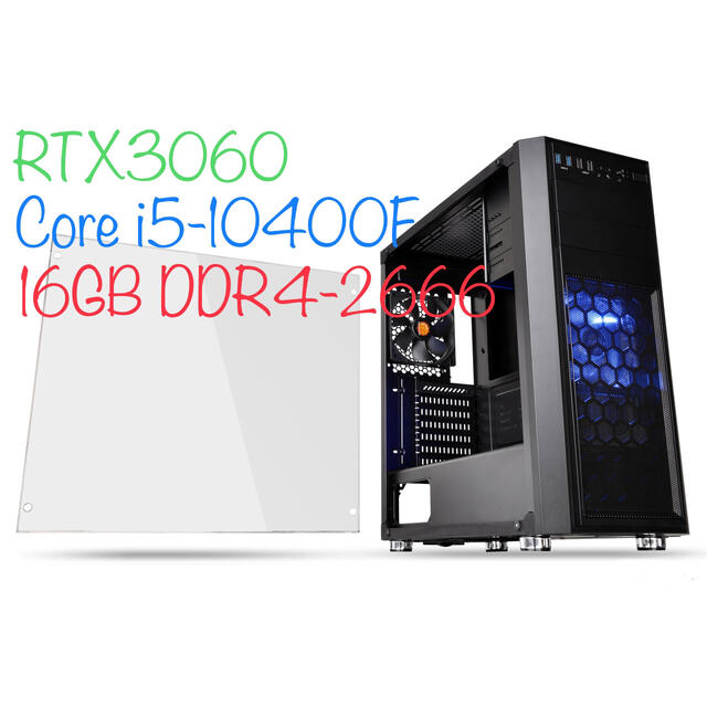 RTX3060搭載 自作ゲーミングPC - デスクトップ型PC