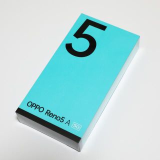 オッポ(OPPO)のOPPO Reno5 A Y!mobile A1010P アイスブルー(スマートフォン本体)