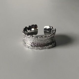 ザラ(ZARA)のFrill silver ring No.769(リング(指輪))