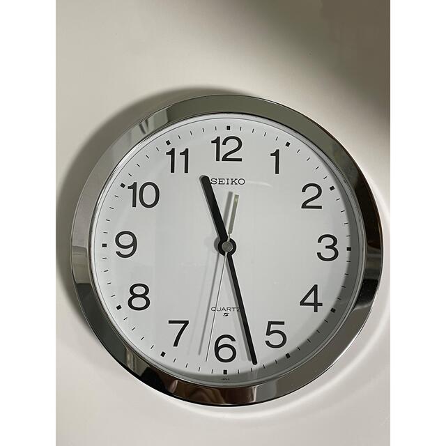 SEIKO(セイコー)のミッキー様専用　SEIKO シンプル壁掛け時計(クォーツ） インテリア/住まい/日用品のインテリア小物(掛時計/柱時計)の商品写真