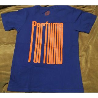 3回着用　Perfume　2017年　Tシャツ　メンズ　Mサイズ　ブルー(Tシャツ/カットソー(半袖/袖なし))