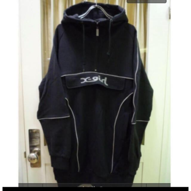 X-girl(エックスガール)の新品 X-girl  SWEAT ANORAK ワンピース レディースのワンピース(ひざ丈ワンピース)の商品写真