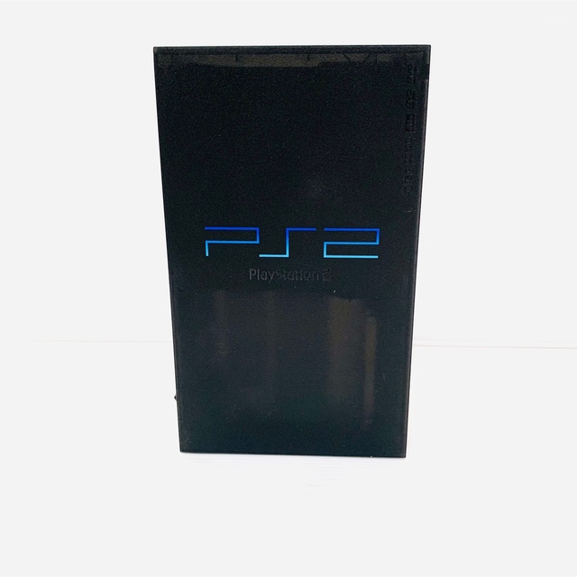 PlayStation2(プレイステーション2)のPlayStation2 SCPH-50000ミッドナイトブラック エンタメ/ホビーのゲームソフト/ゲーム機本体(家庭用ゲーム機本体)の商品写真