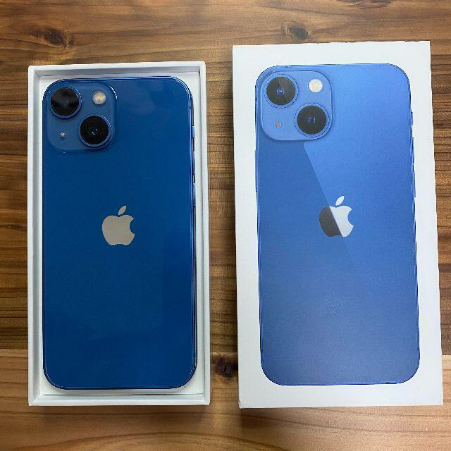 【名入れ無料】 Apple - 【AiK10】iPhone13 mini 128GB ブルー 新品・未使用 スマートフォン本体
