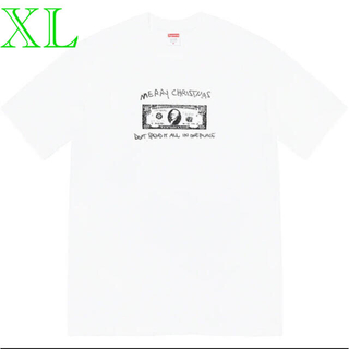 シュプリーム(Supreme)のSupreme  Spend It Tee ホワイト XL(Tシャツ/カットソー(半袖/袖なし))