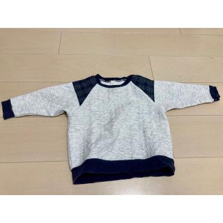 エフオーキッズ(F.O.KIDS)のアプレレクール トレーナー 90 ホワイト(Tシャツ/カットソー)