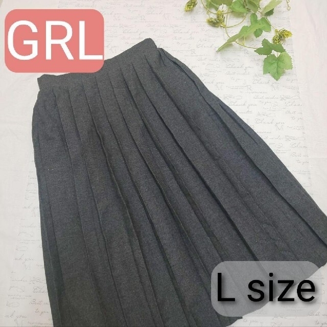 GRL(グレイル)のGRL ミモレ丈プリーツスカート レディースのスカート(ひざ丈スカート)の商品写真