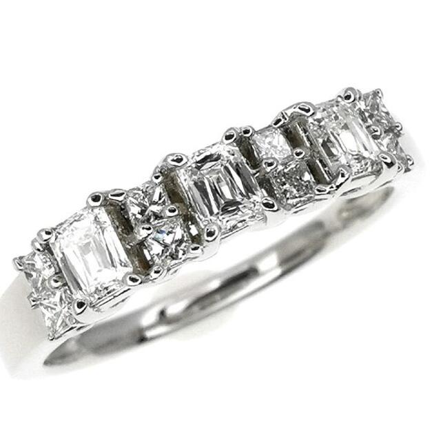 プラチナ クリスカット ダイヤモンド リング 0.32ct 0.13ct