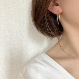 14kgf hoop ピアス＊ジャーナル、スピック、アローズ、トゥモロー、ザラ(ピアス)