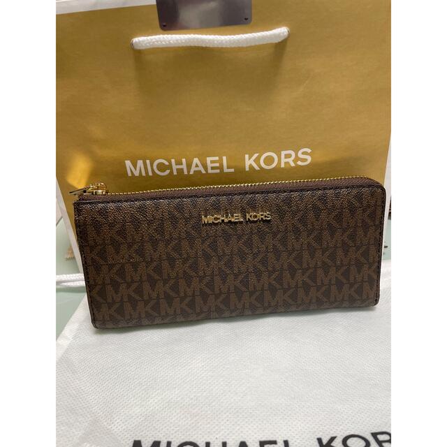 Michael Kors(マイケルコース)の限定価格マイケルコース　長財布　ブラウン レディースのファッション小物(財布)の商品写真