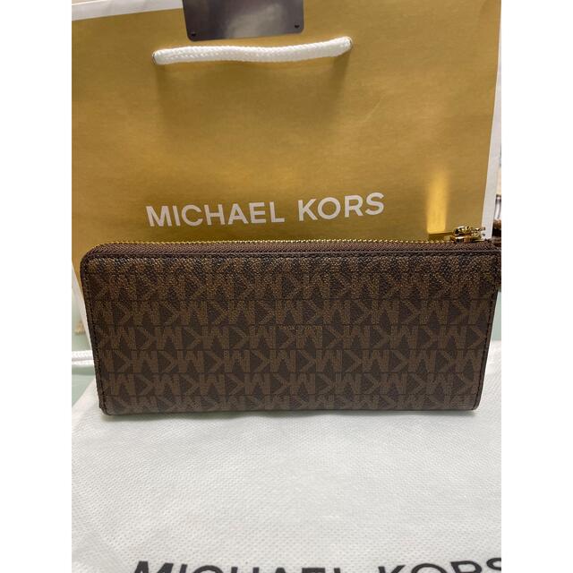 Michael Kors(マイケルコース)の限定価格マイケルコース　長財布　ブラウン レディースのファッション小物(財布)の商品写真