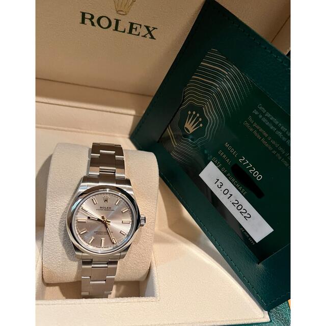 ROLEX(ロレックス)の【新品未使用】オイスターパーペチュアル31 シルバー メンズの時計(腕時計(アナログ))の商品写真