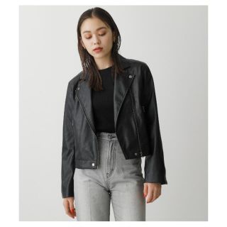 アズールバイマウジー(AZUL by moussy)のFAUX LEATHER RIDERS/フェイクレザーライダース(ライダースジャケット)