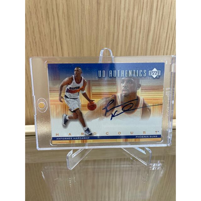 UPPER DECK AUTO 直書きANFERNEE HARDAWAY 定価安い エンタメ/ホビー