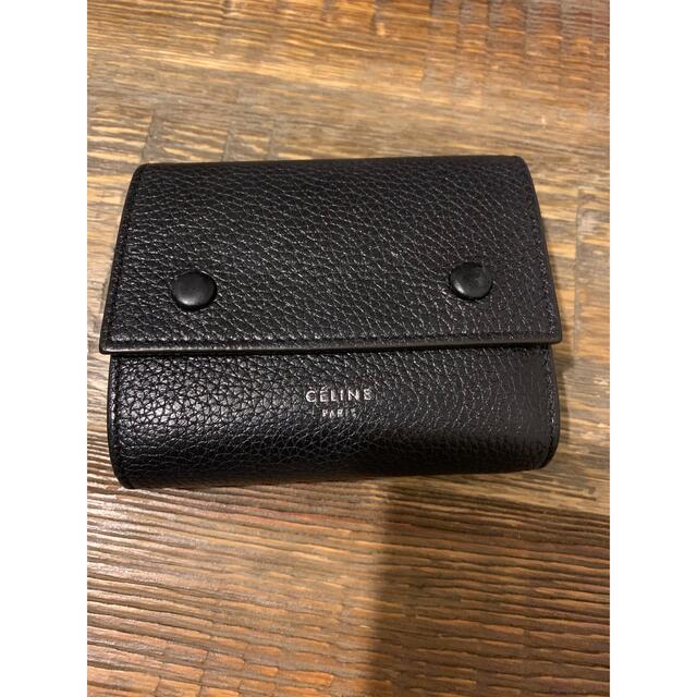 セリーヌ　CELINE 三つ折り財布　バイカラー