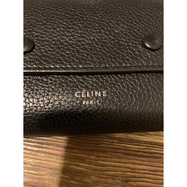 CEFINE(セフィーヌ)のceline バイカラー  三つ折り財布　ブラック×イエロー　オールドセリーヌ レディースのファッション小物(財布)の商品写真