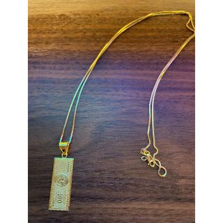 シュプリーム(Supreme)のSupreme 100 Dollar Bill Gold Pendant(ネックレス)