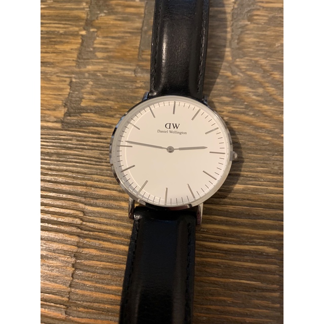 Daniel Wellington(ダニエルウェリントン)のdanielwellington ダニエルウェリントン腕時計　ブラック×シルバー レディースのファッション小物(腕時計)の商品写真