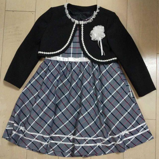 【即日発送可能です】女の子  フォーマル  ワンピース  スーツ  120cm キッズ/ベビー/マタニティのキッズ服女の子用(90cm~)(ドレス/フォーマル)の商品写真