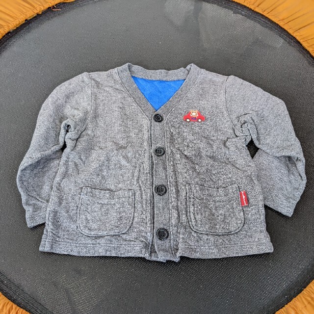 ミニハウス　カーディガン　前開き　キッズ　子供 キッズ/ベビー/マタニティのキッズ服男の子用(90cm~)(カーディガン)の商品写真