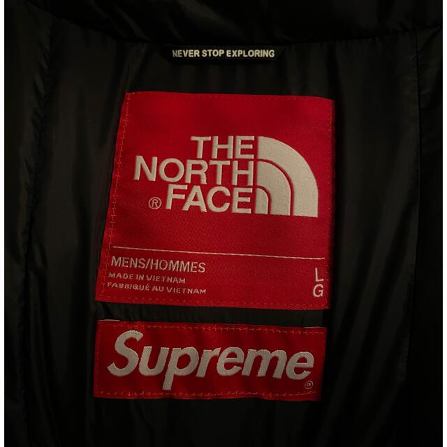 美品Supreme TheNorthFace ダウンジャケットSロゴLサイズ