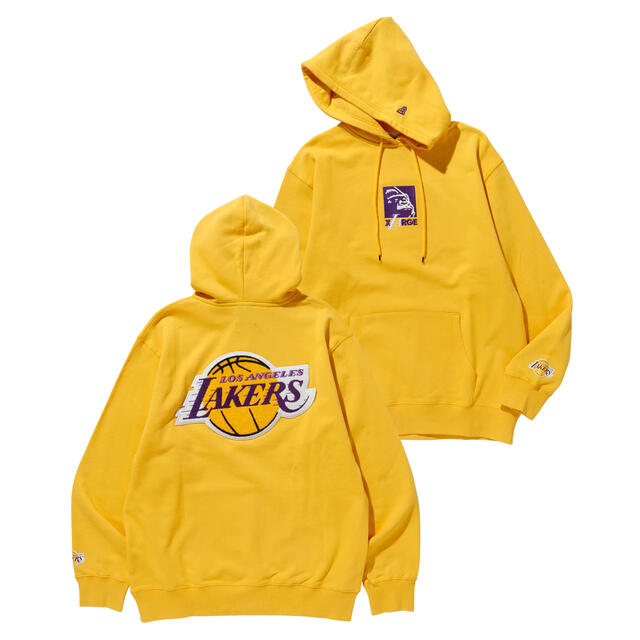 LAKERS MIX LOGO PULLOVER HOODED SWEAT