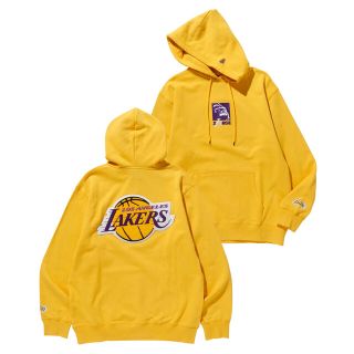 エクストララージ(XLARGE)のLAKERS MIX LOGO PULLOVER HOODED SWEAT(パーカー)