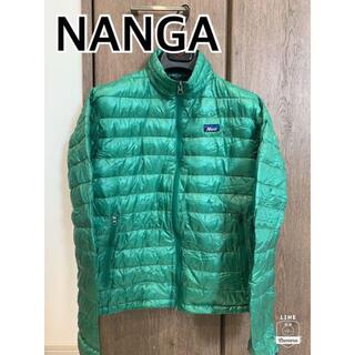 ナンガ(NANGA)のナンガ　NANGA ポータブルダウンジャケット  新品未使用　グリーン　サイズS(ダウンジャケット)