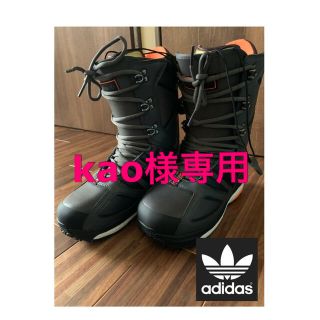 アディダス(adidas)のadidasBoots Black/Orange EG9386 ブーツ黒25.5(ブーツ)