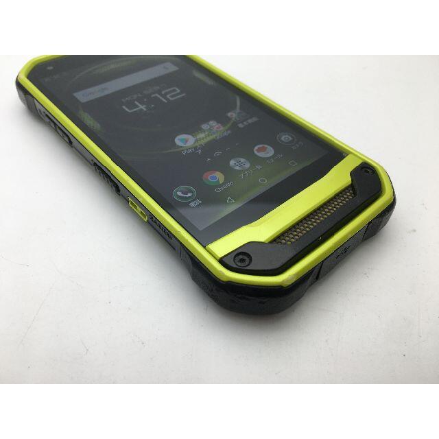 京セラ(キョウセラ)のSIMフリー中古au京セラ TORQUE G03 KYV41 グリーン 326 スマホ/家電/カメラのスマートフォン/携帯電話(スマートフォン本体)の商品写真