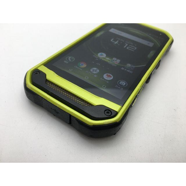 京セラ(キョウセラ)のSIMフリー中古au京セラ TORQUE G03 KYV41 グリーン 326 スマホ/家電/カメラのスマートフォン/携帯電話(スマートフォン本体)の商品写真