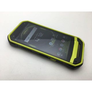 キョウセラ(京セラ)のSIMフリー中古au京セラ TORQUE G03 KYV41 グリーン 326(スマートフォン本体)