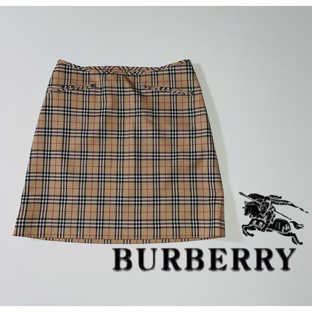 BURBERRY - BURBERRY バーバリーノバチェック ミニスカート 正規品の