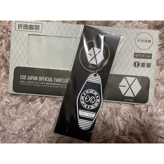 EXO(エクソ)の(未開封)EXO FC継続特典 キーホルダー エンタメ/ホビーのタレントグッズ(アイドルグッズ)の商品写真