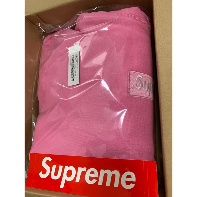 オープニング 大放出セール Supreme Boxlogo Hooded Sweatshirt Pink L