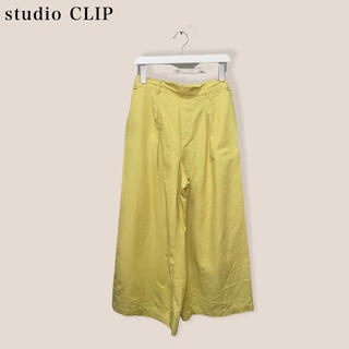 スタディオクリップ(STUDIO CLIP)の【studio  CLIP】リネン混パンツ　スタディオクリップ(その他)