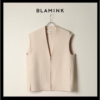 blamink  ニット　ジレ　ベスト　カシミヤ　ドゥロワー