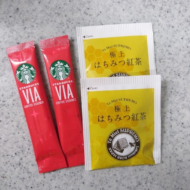 極上はちみつ紅茶   Starbucks  VIA   セット 食品/飲料/酒の飲料(茶)の商品写真