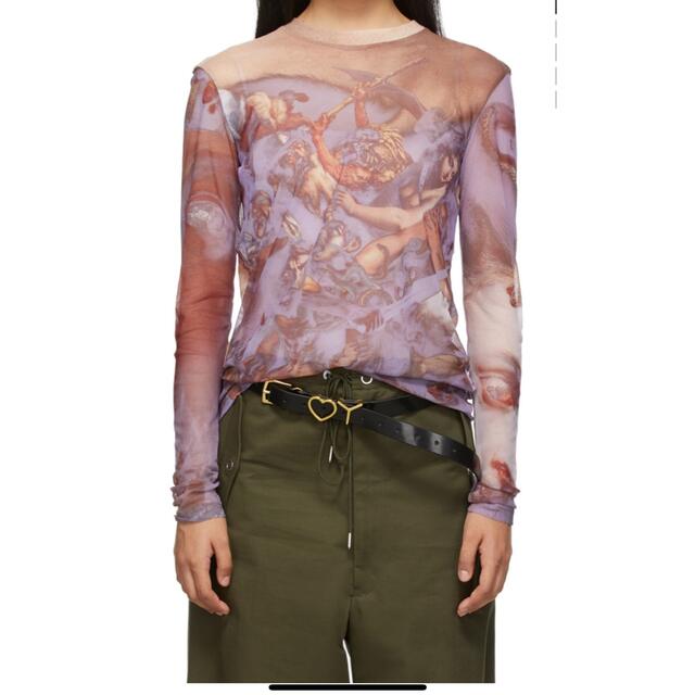 レオパードフラワーブラック JEAN PAUL GAULTIER sacai セカンドスキン