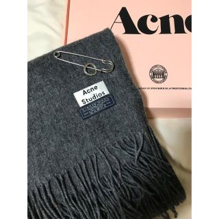 アクネ(ACNE)のアクネ acne studios マフラー ストール グレー(マフラー/ショール)