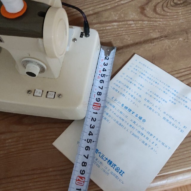 昭和レトロ トイミシン ハンドメイドの素材/材料(生地/糸)の商品写真