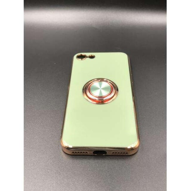 iPhone7/8 ケース 可愛い シンプル 韓国 ライトグリーン F スマホ/家電/カメラのスマホアクセサリー(iPhoneケース)の商品写真