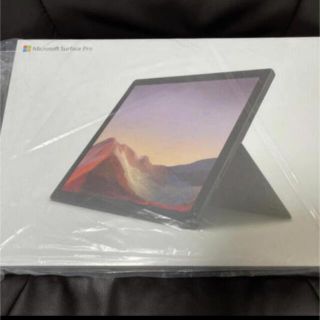 マイクロソフト(Microsoft)の【新品未開封】surface pro7 PUV-00027 ブラック(タブレット)