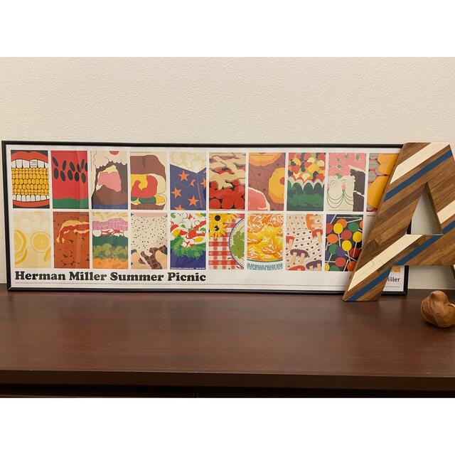 Herman Miller(ハーマンミラー)のherman miller summer picnicポスター サマーピクニック インテリア/住まい/日用品のインテリア小物(その他)の商品写真
